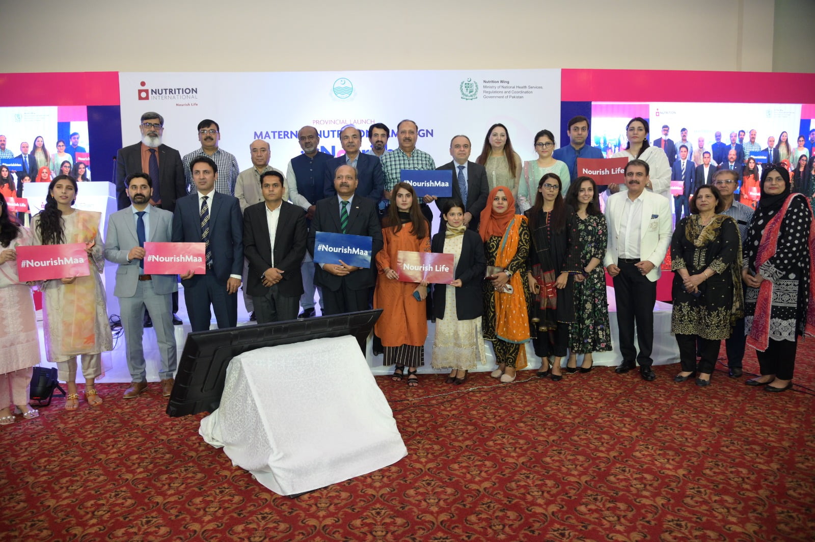 The NourishMaa campaign launch witnessed the presence of over 100 attendees