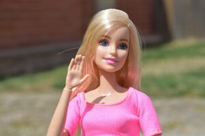 barbie doll waving wave hello blonde