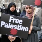 Palestinian Women protesting, The Markhor Times