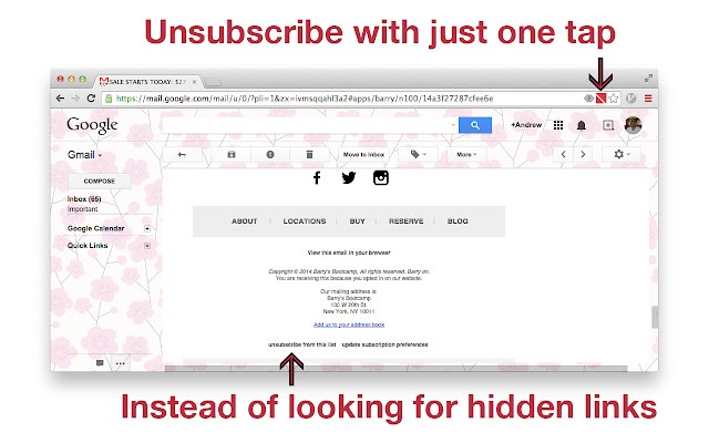 Gmail Adds Unsubscribe Button to Stop Unwanted Emails