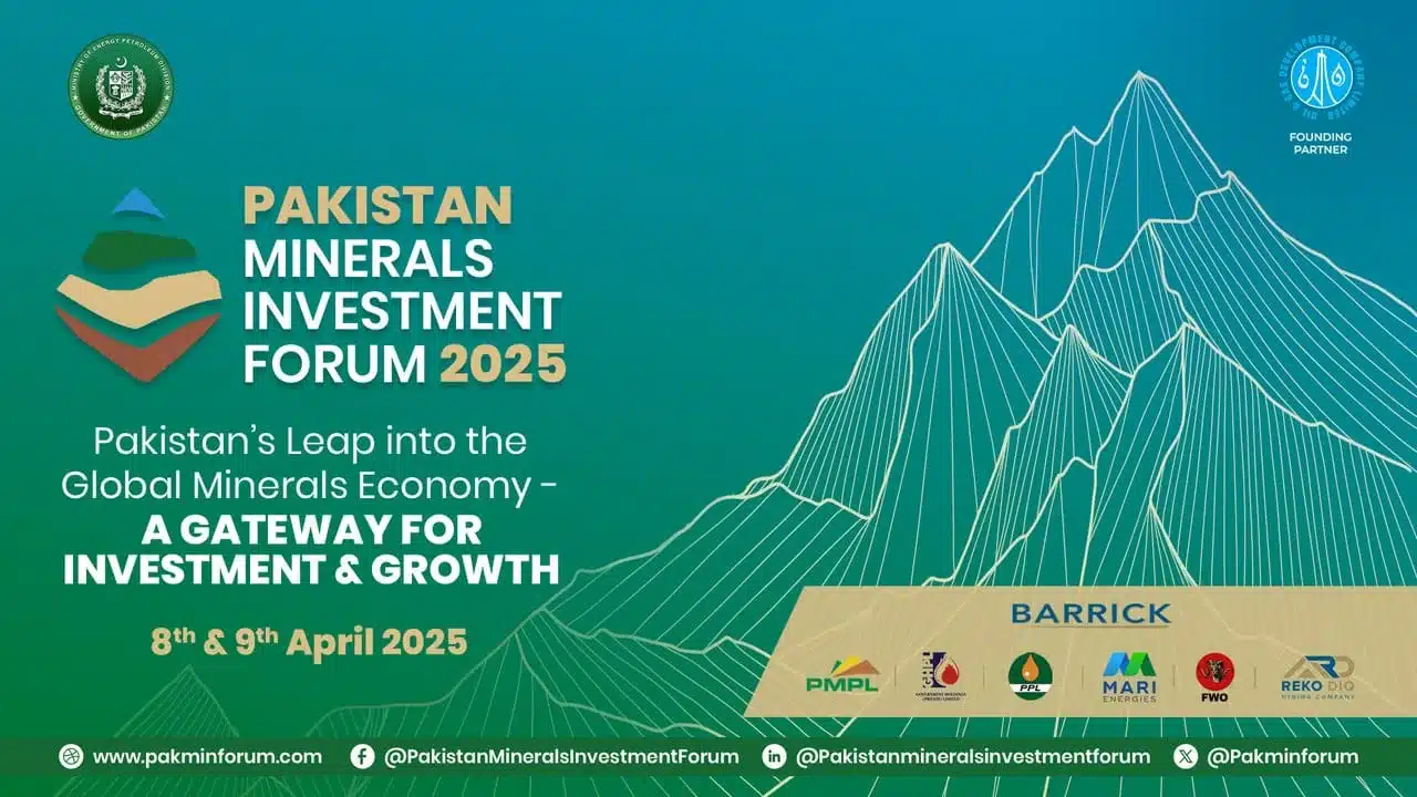 Pakistan Minerals Investment Forum 2025 to be Held on April 8 9 in Islamabad