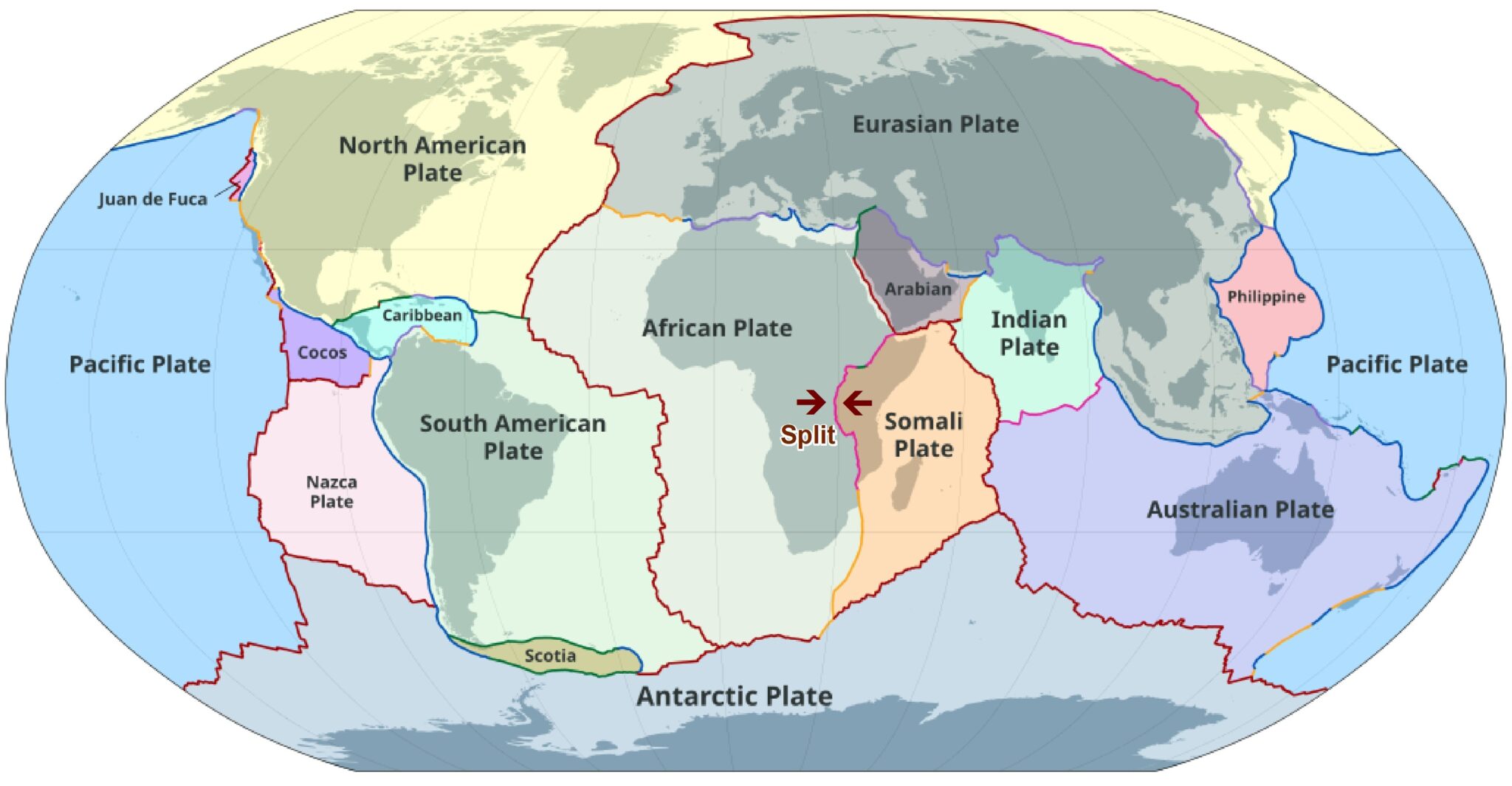 Plates map