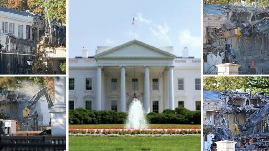 Trump Orders Demolition of White House East Wing for New Ballroom