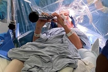 Woman Plays Clarinet During Brain Surgery