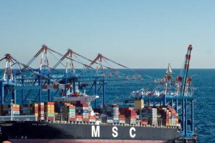 Largest ever container ship at Hutchison Ports