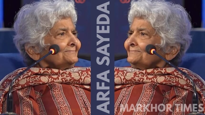 Pakistan Mourns Scholar and Activist Arfa Sayeda Zehra