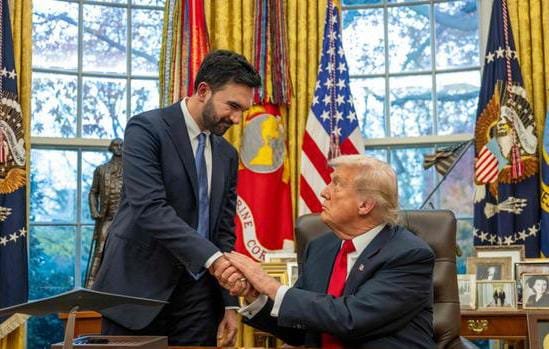 Trump and Zohran Mamdani Friendly Meeting
