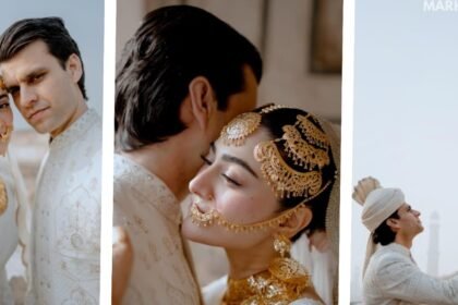 Hina Afridi Shares Nikkah Pictures with Taimoor Akbar on Social Media