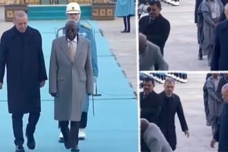 Nigerian President Falls at Turkey Event