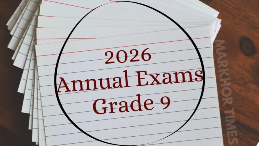Class 9 Annual Exams 2026