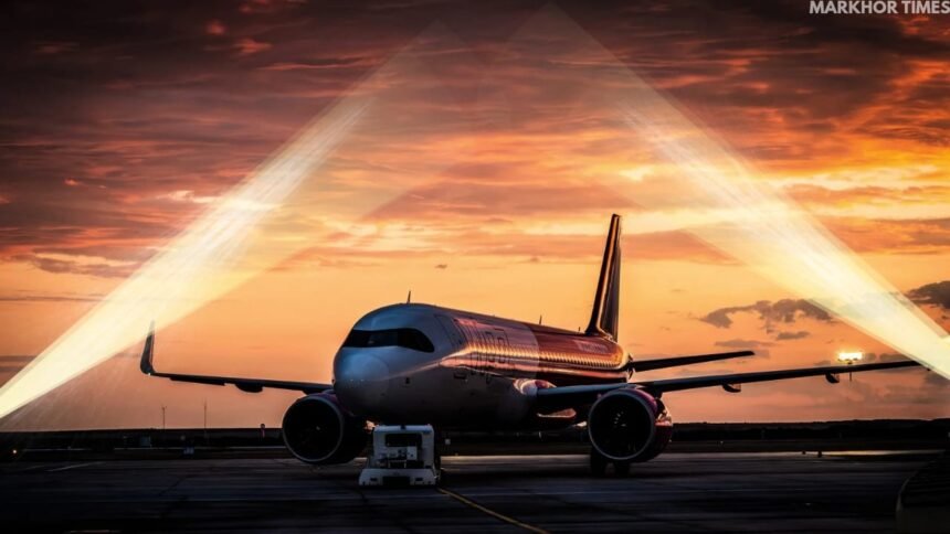 Historic Dhaka Flight Given Water Salute in Karachi