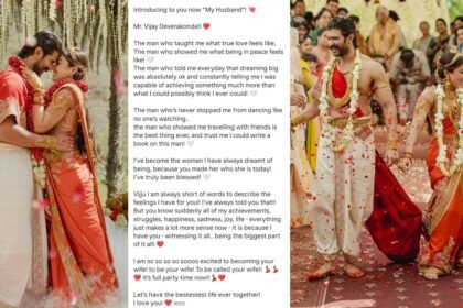 Rashmika Mandanna’s Wedding Caption Steals the Spotlight