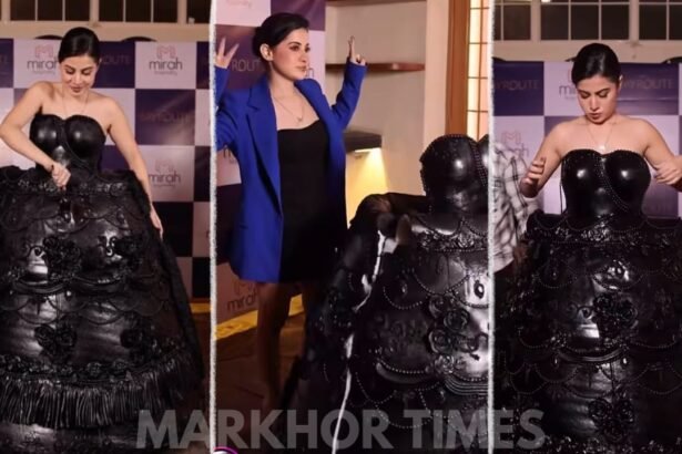 Urfi Javed Goes Viral With Unique Wearable Cake Dress