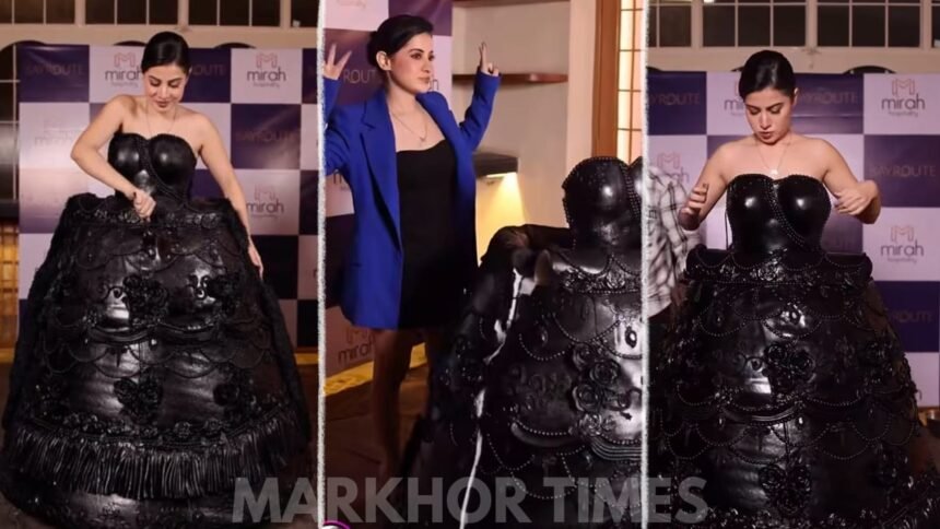 Urfi Javed Goes Viral With Unique Wearable Cake Dress