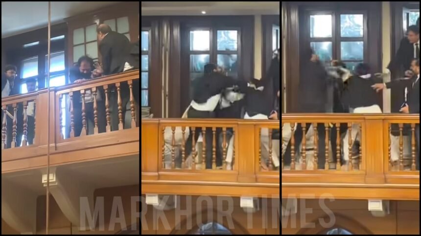 Chaos at Lahore High Court Lawyers’ Fight During Bar Elections