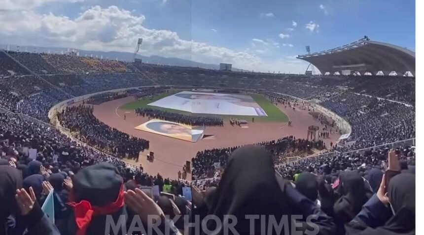 Large Crowds Gathered in Tehran for Historic Funeral