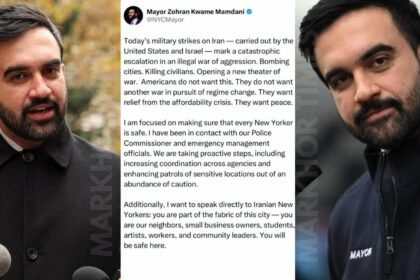 New York Mayor Zohran Mamdani Condemns US-Israel Strikes on Iran, Calls for Peace