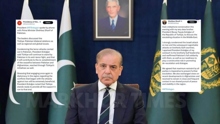 Shehbaz Sharif, Erdogan Call for Restraint Amid Middle East Tensions