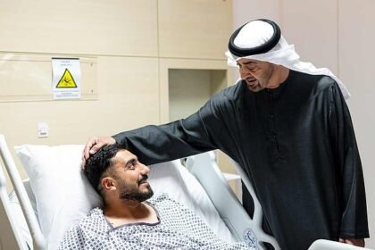 UAE Leader Visits Hospital, Wishes Speedy Recovery to Injured Patients