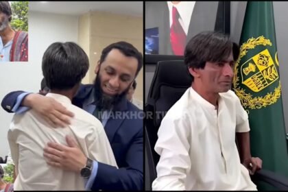 Federal Minister Attaullah Tarar Meets Viral MBA Graduate Azhar Memon
