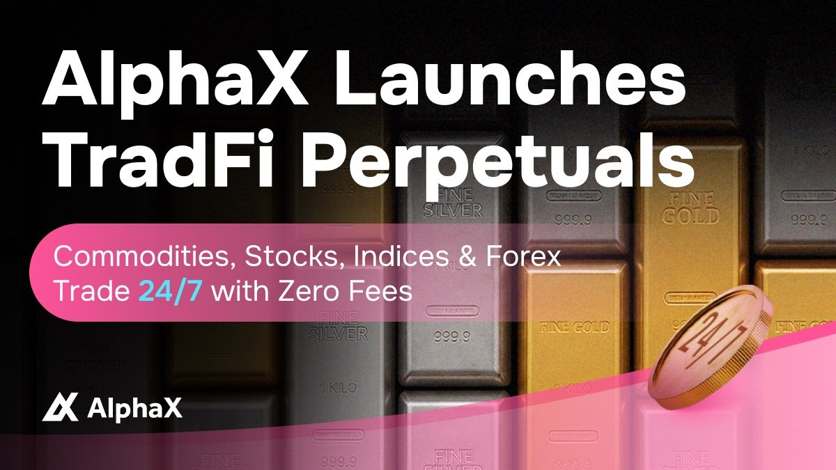 AlphaX Launches 24/7 TradFi Futures Trading, Empowering Users with Zero-Fee Access to Global Traditional Markets