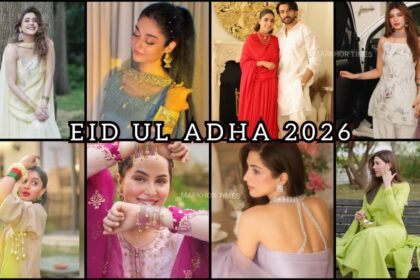 Pakistani Celebrities Shared Stunning Eid ul Adha 2026 Looks on First Day of Eid