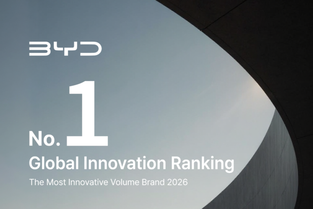 BYD Tops CAM Global Automotive Innovation Ranking in Historic First