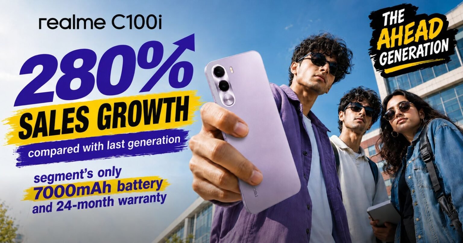 realme C100i Success Reinforces realme’s Return to Its Core Mission: Empowering the Next Generation