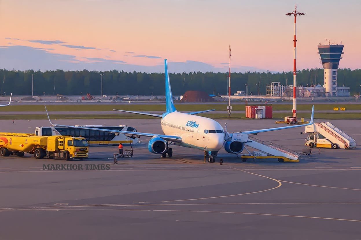 Air Force One Training Plane Performs Touch-and-Go Flight